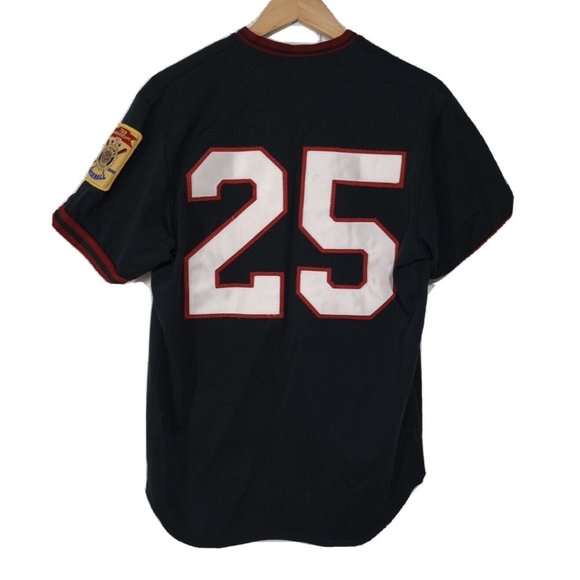 Cliff Keen  Athletic Red Wave #25 Button Up Jersey Size Large 75 American Legion - Picture 2 of 6